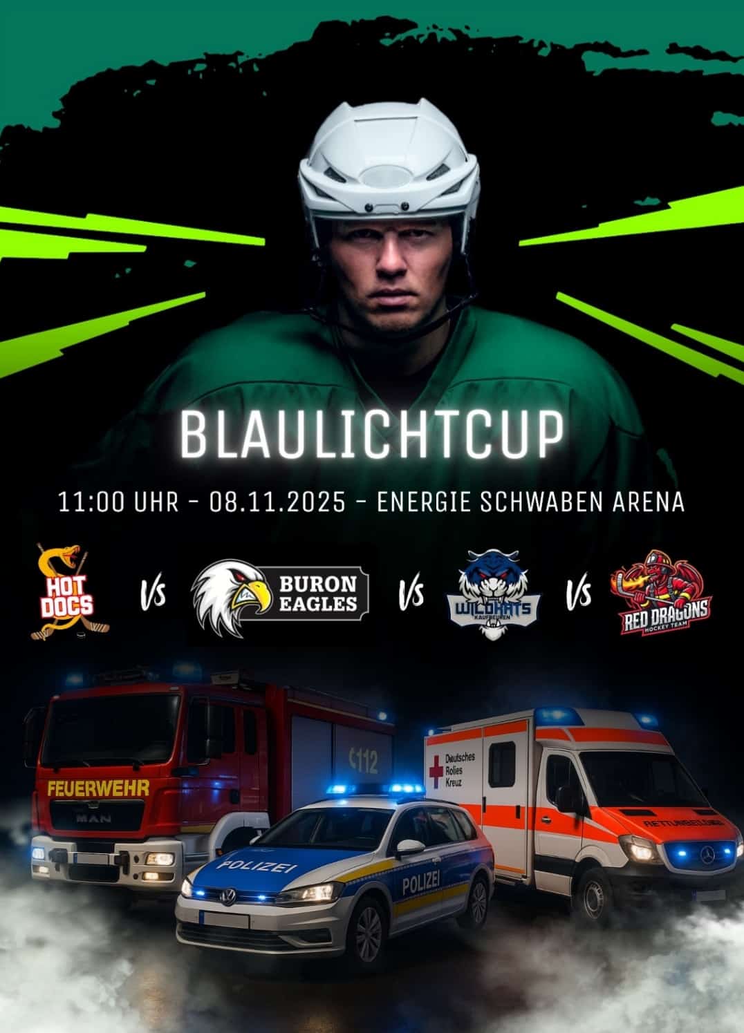 Plakat Blaulichtcup