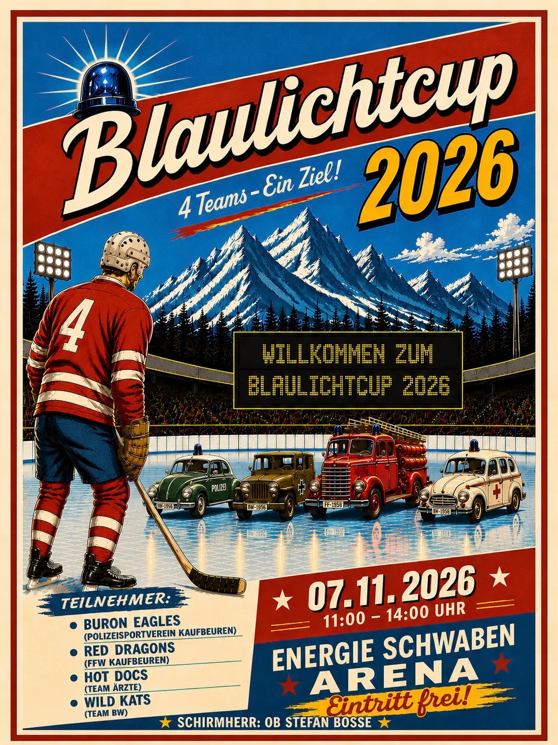 Plakat Blaulichtcup 2026